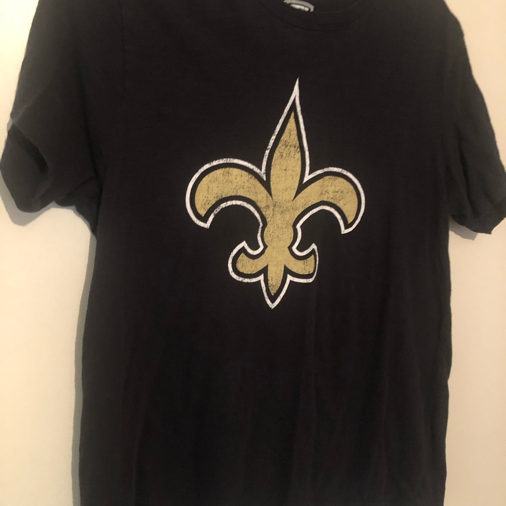New Orleans Saints Black Tee